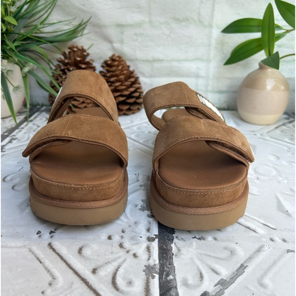 UGG
Women's Greer Platform Slide Sandals Chestnut size 9.5 gently used - Picture 10 of 14